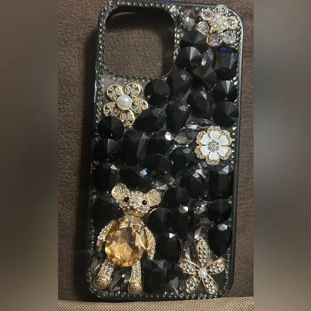 Fancy Bling Cell Phone Case iPhone 13 or 15 Pro Max NEW